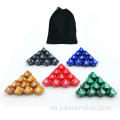 50 piezas de diferentes colores de diferentes colores D10, 5x10pcs 10 lados DICE Mármol Dice Dice D10 Set